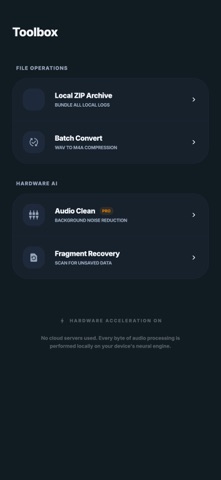Clear rec: Audio memos Screenshot 3 of 3