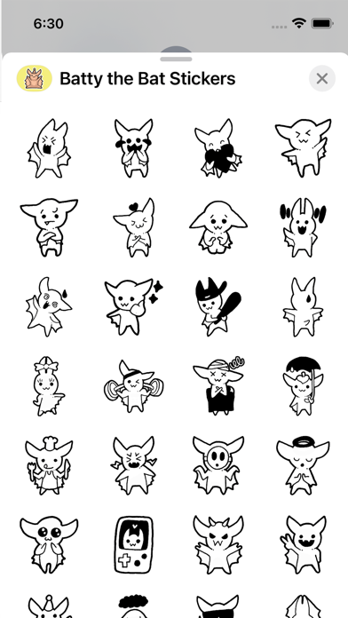 Screenshot #3 pour Batty the Bat Stickers