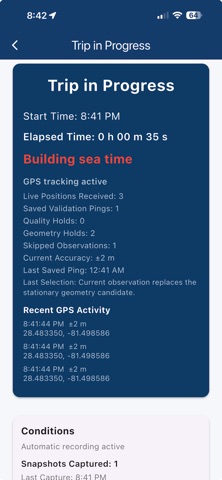 Blue Tiefpunkt SeaLog Screenshot 2 of 8