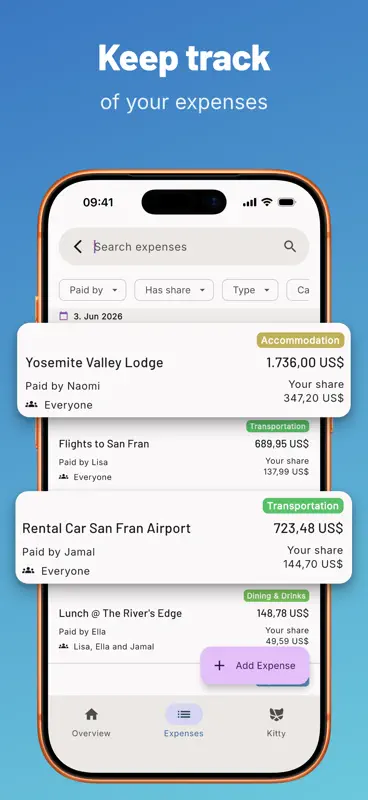 Kittysplit: Split Group Costs screenshot 5 of 8