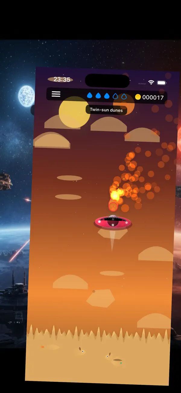 Screenshot #2 pour UFO Drop