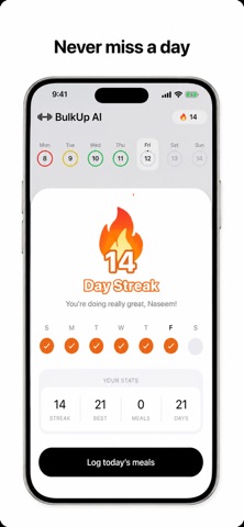 BulkUp AI - Calorie Tracker Screenshot 6 of 6