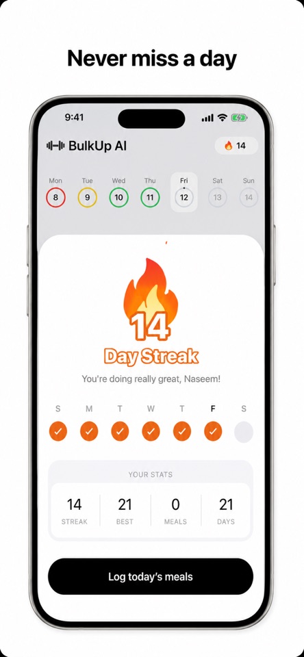 BulkUp AI - Calorie Tracker screenshot 6
