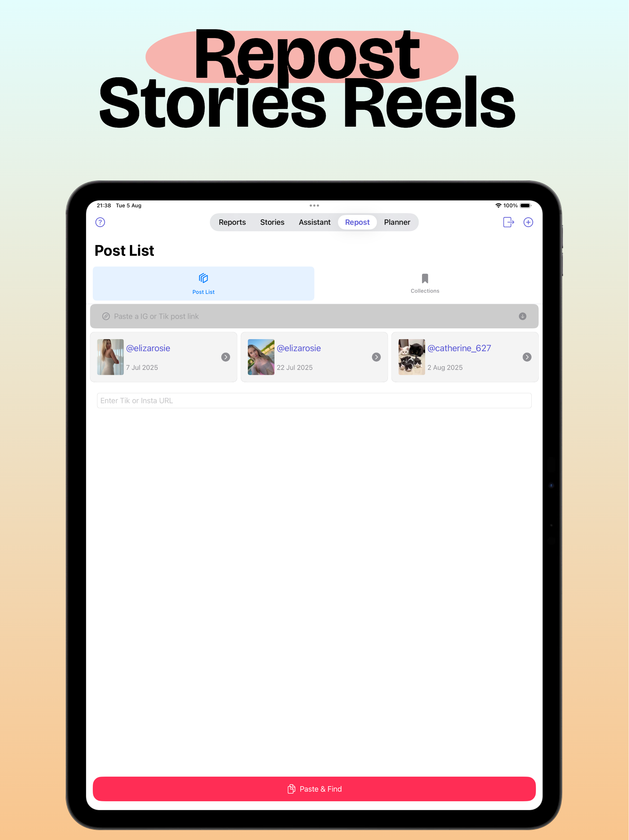 Reports+ Unfollowers Tracker