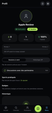 TOD - Partenaires de sport iPhone screenshot