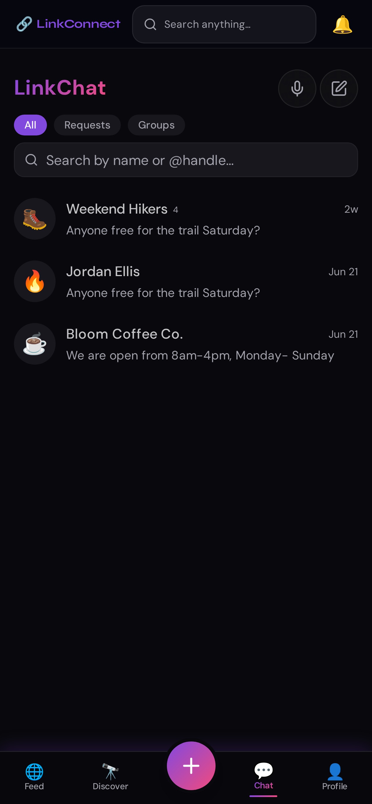 Screenshot 3 of LinkConnect - Social Network