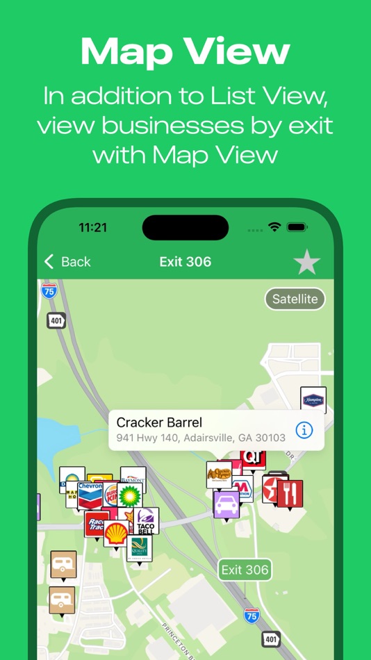 #9. iExit Interstate Exit Guide (iOS) 由: Metrocket, LLC
