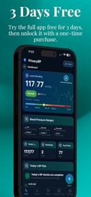 PrivacyBP Blood Pressure Log screenshot