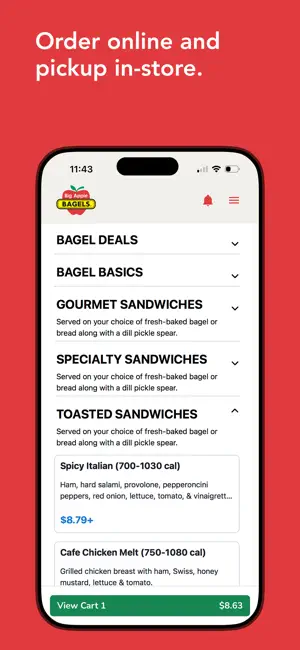 Big Apple Bagels screenshot 4