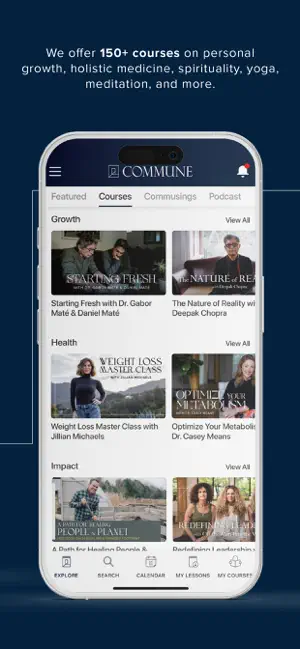 Commune: Life-Changing Courses screenshot 3