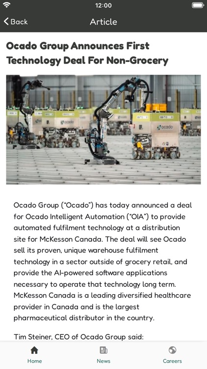 Connect+ by Ocado Logistics