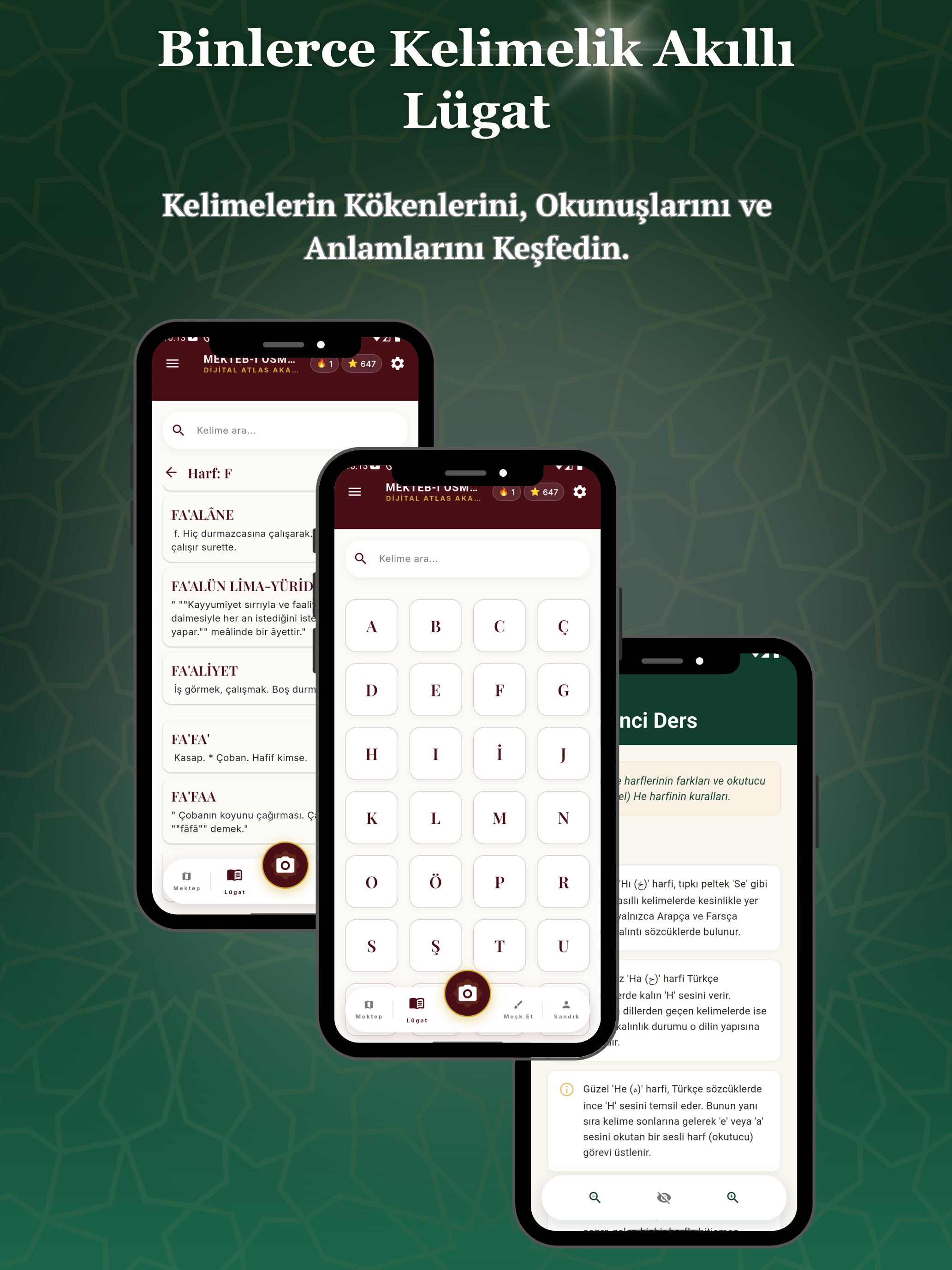 Osmanlıca Öğreniyorum: Mekteb screenshot 9