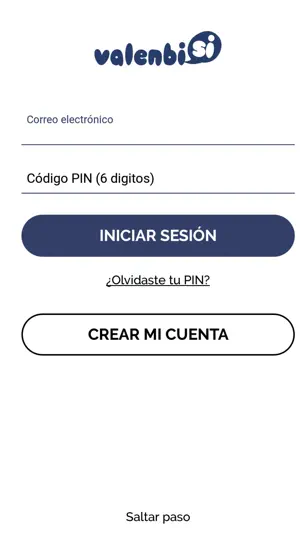 Captura de pantalla de Valenbisi Official en iPhone 8