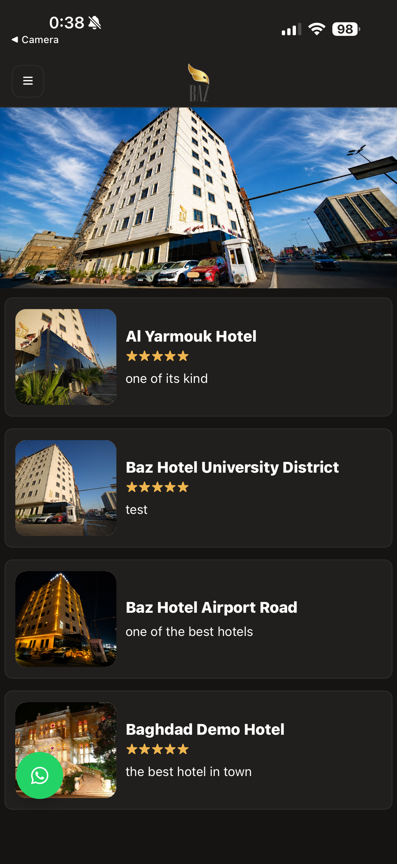 Baz Hotels screenshot 2