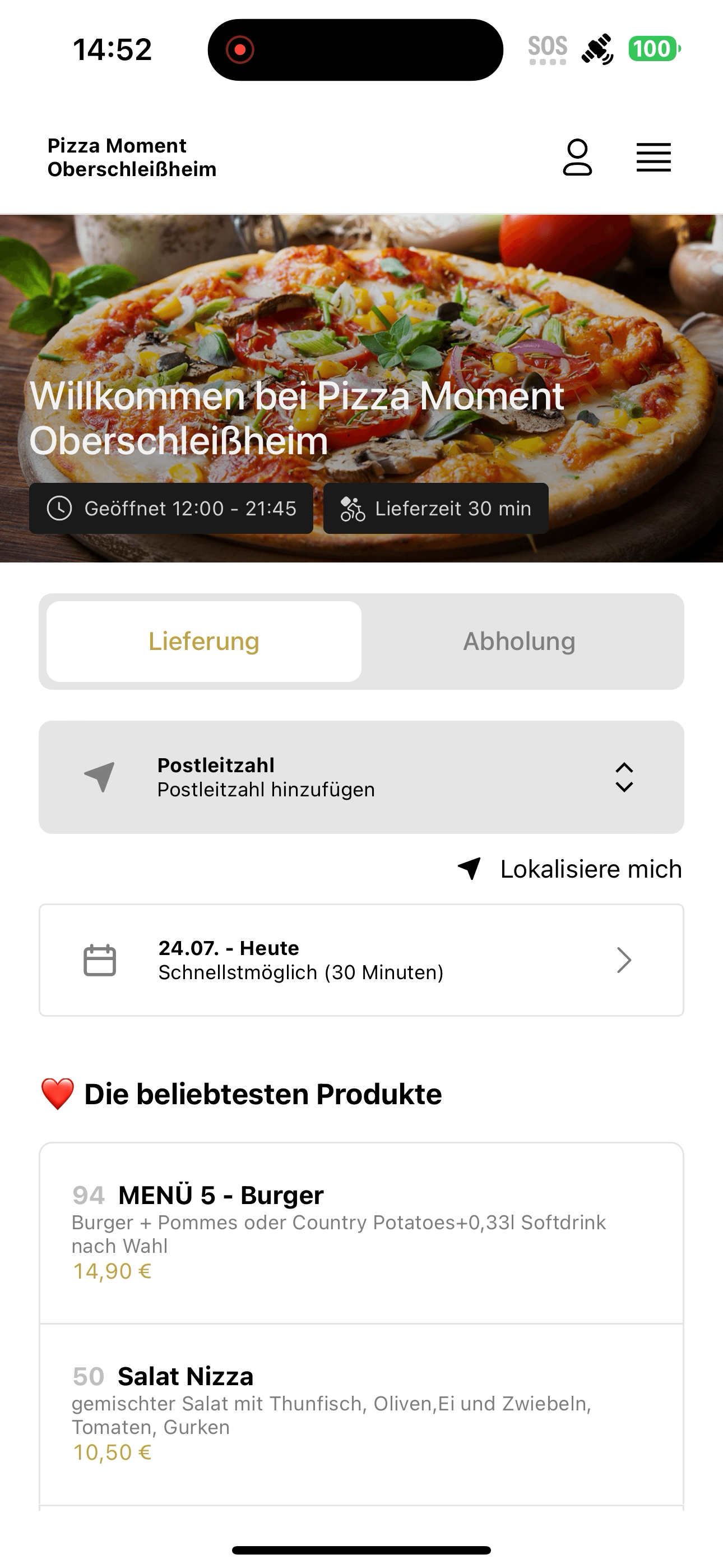 Pizza Moment Oberschleißheim screenshot 5