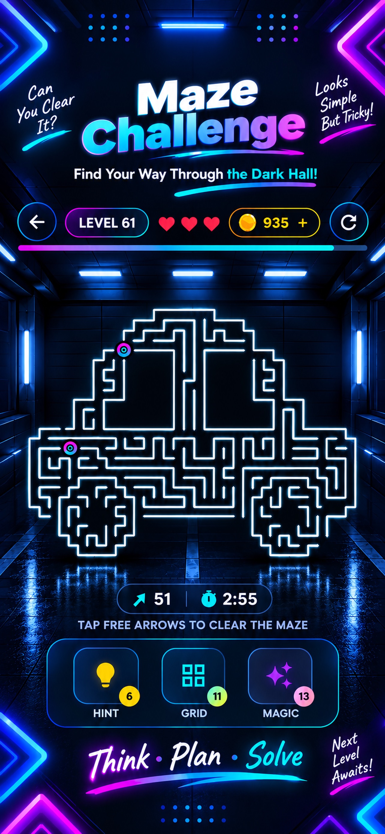 Screenshot 3 of Arrow Puzzle: Escape Maze