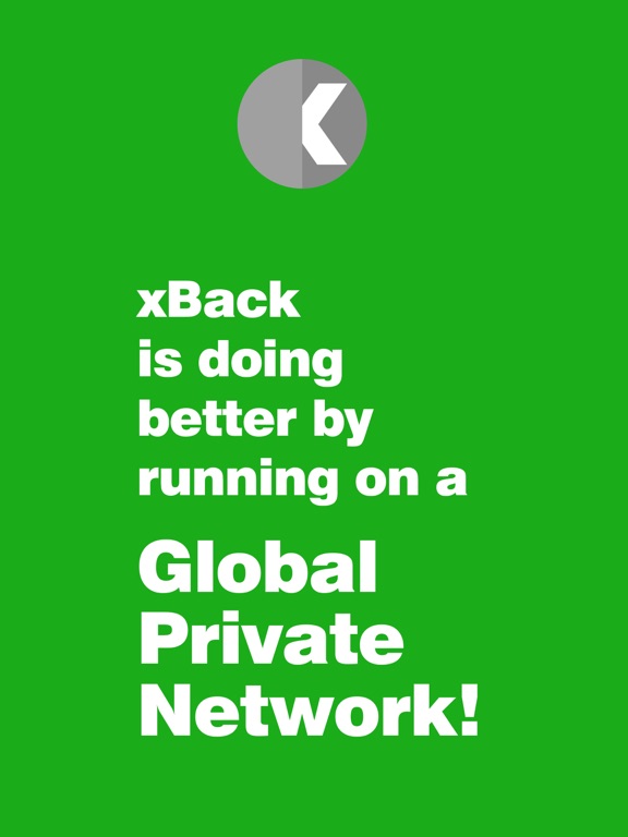 xBack-The next generation VPN iPad screenshot 1 - Utilities app