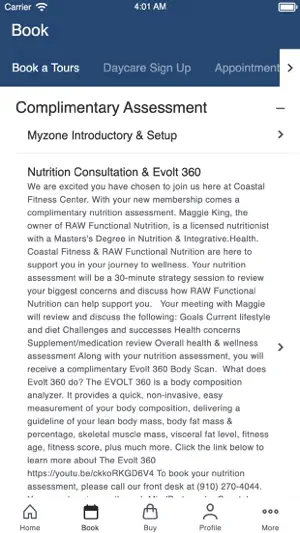 Coastal Fitness Center screenshot 2