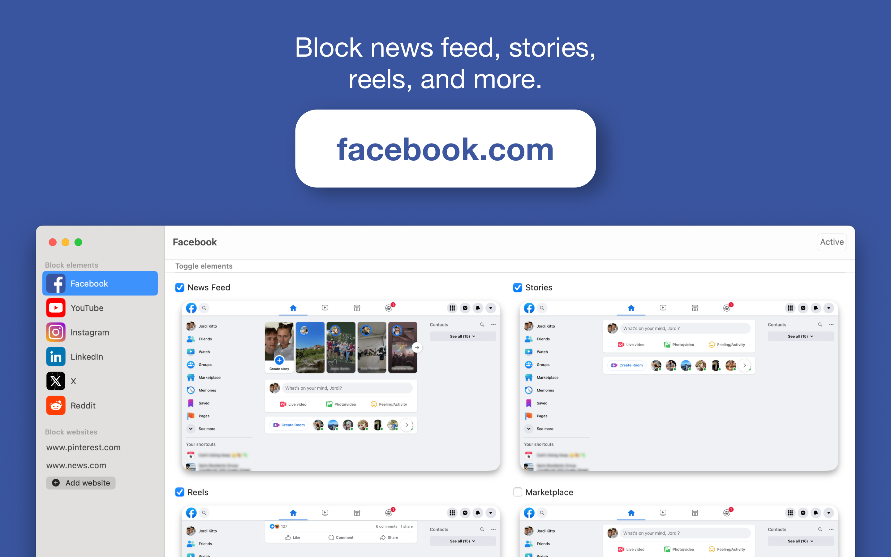 #blockit: Block distractions