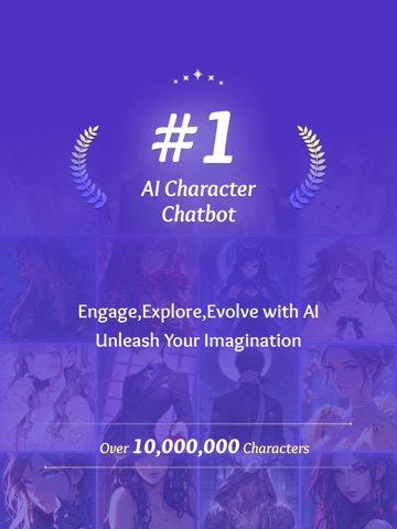 Anime AI: Chat With Characters iPad screenshot