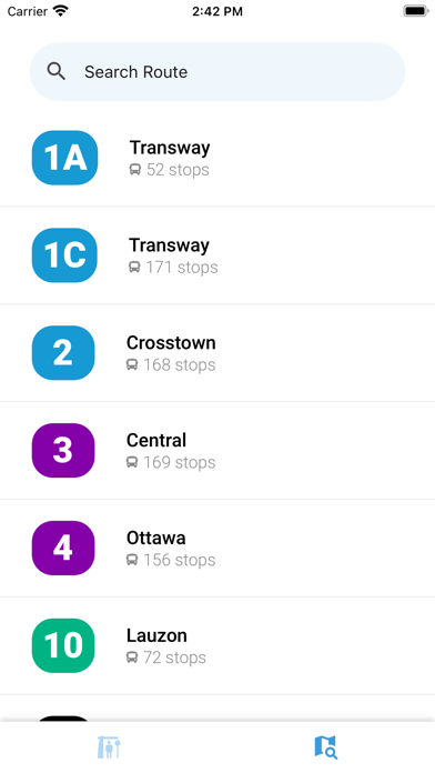 Windsor Transit iPhone screenshot 5 - Navigation app