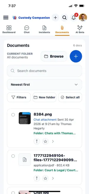 Custody Companion Mobile screenshot 4
