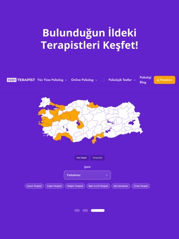 1001 Terapist: Terapi & Destek iPad screenshot