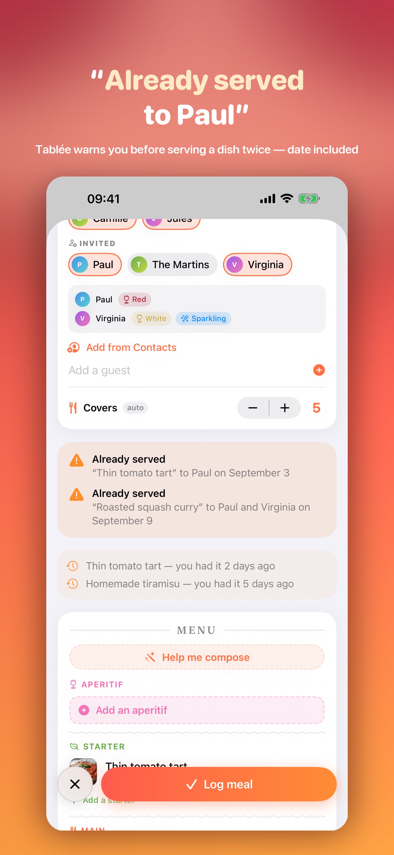Screenshot 1 of Tablée