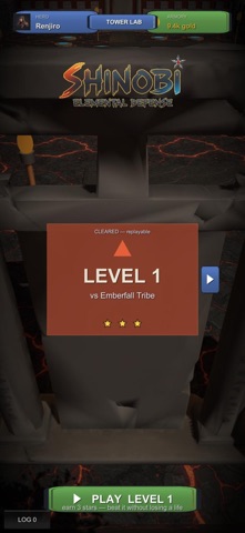 Shinobi: Elemental Defense screenshot 2