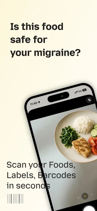 MigraineFoodZen: Diet Scanner screenshot 1