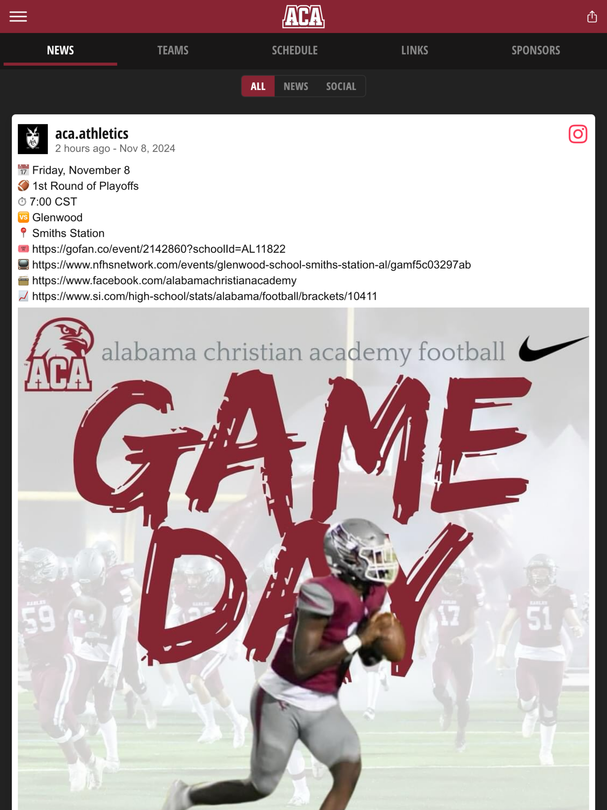 ACA Athletics screenshot 9