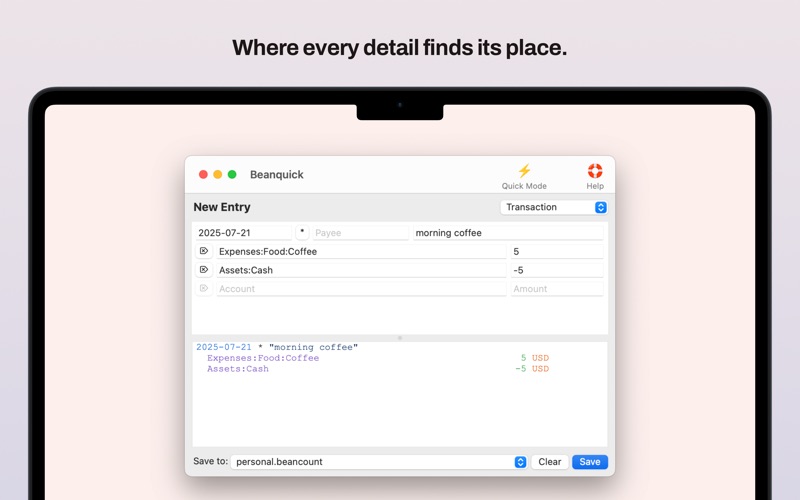 Beanquick app screenshot
