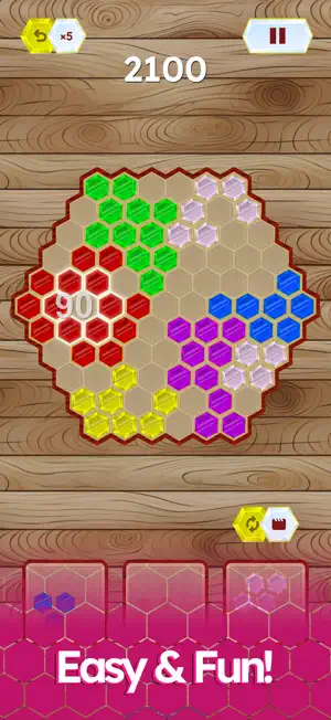 Hexa Ring - The Hexagon Puzzle screenshot 1