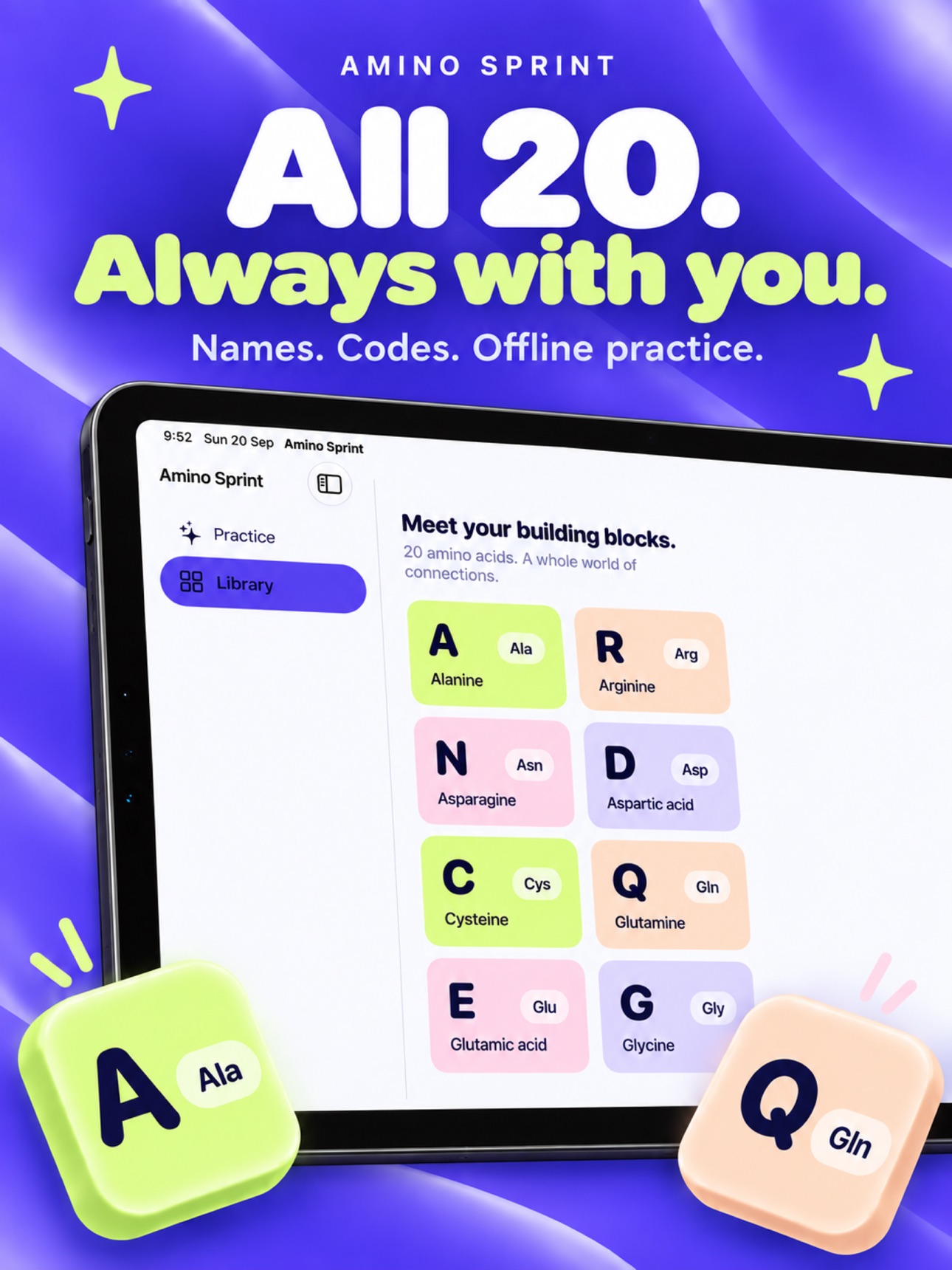 Screenshot 8 of Amino Acid Quiz: Study Sprint