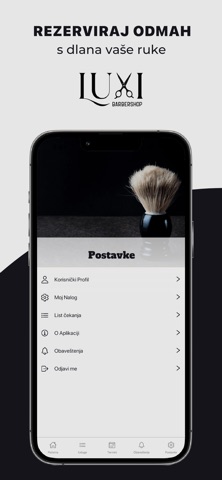 Luxi Barbershop iPhone screenshot