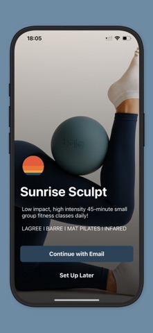 Sunrise Sculpt iPhone screenshot