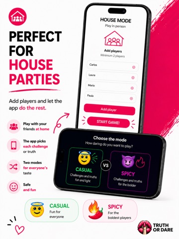 Truth or Dare Online: Party iPad screenshot