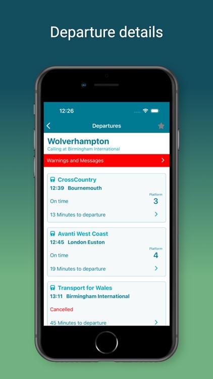 Train Departure Board UK