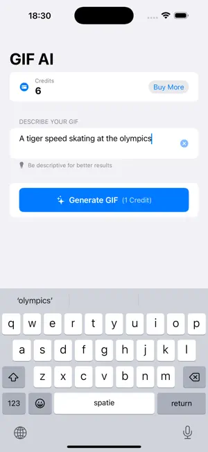 GIF AI Keyboard screenshot 1