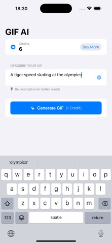 GIF AI Keyboard Screenshot 1 of 4