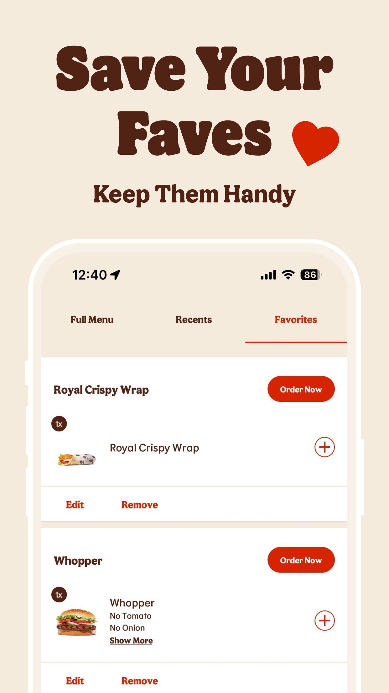 BURGER KING® App screenshot 5
