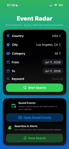 Event Radar Screenshot 7 of 10