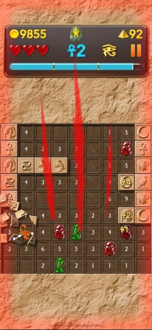 Tomb Sweeper: Puzzle Challenge iPhone screenshot