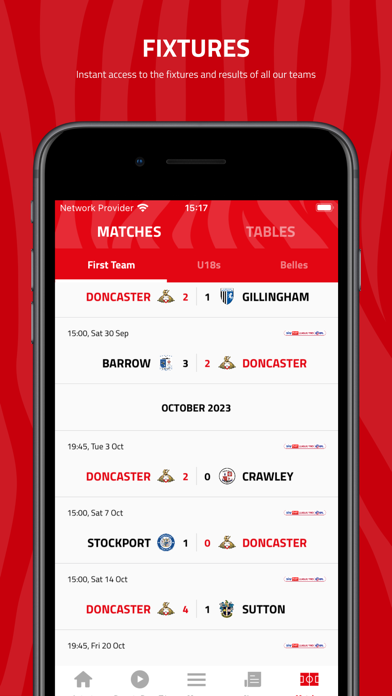 Doncaster Rovers FC Screenshot