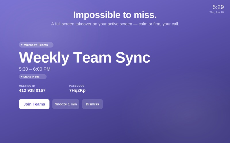 Summon: Meeting Alerts screenshot