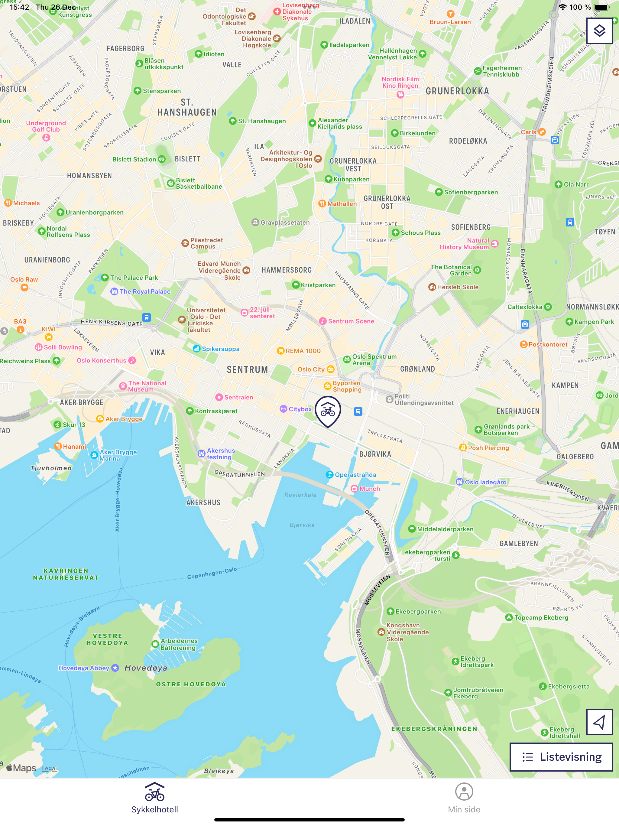 Sykkelhotell Oslo