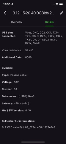BLE caberQU Screenshot 3 of 4