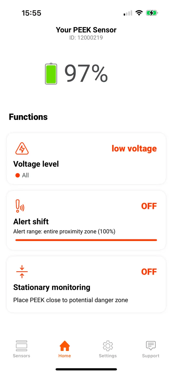 Screenshot #3 pour PEEK Sensor