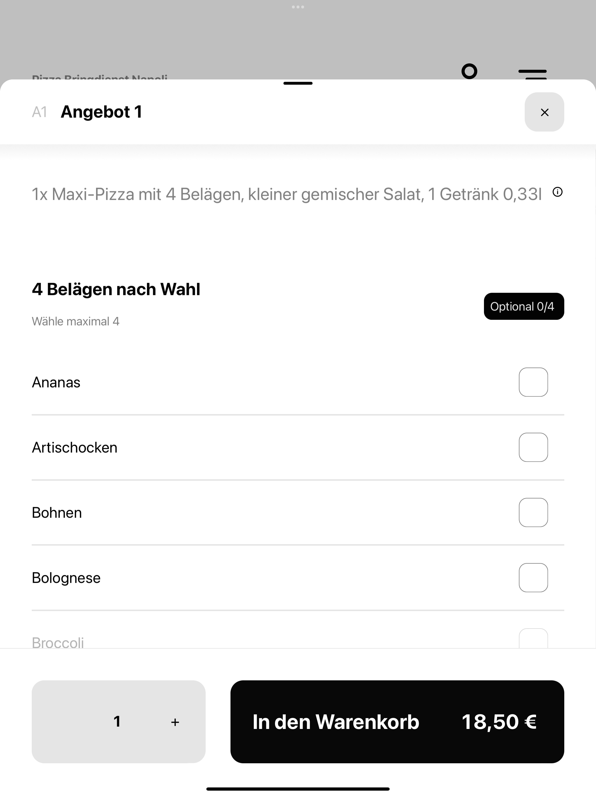 Pizza Bringdienst Napoli screenshot 8