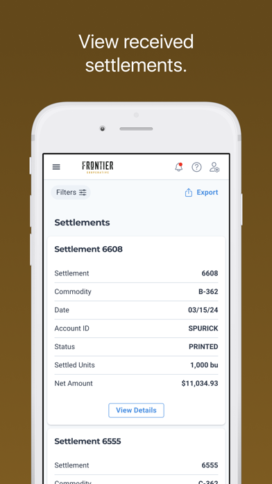 My Frontier Business Screenshot